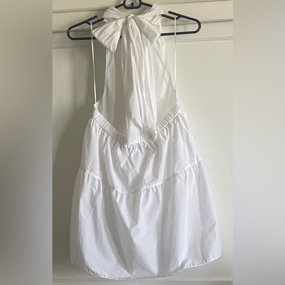 Theory White Tiered Halter Top. Pre-Owned. - Picture 10 of 14
